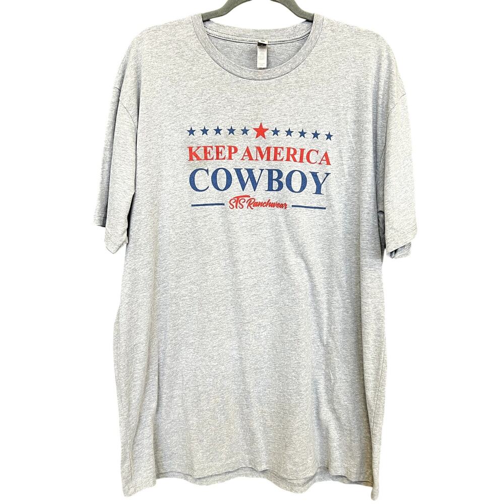 STS Ranchwear Keep America Cowboy Graphic Tee XXL